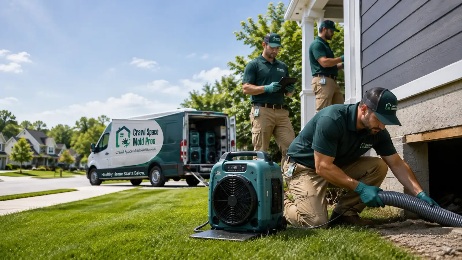 Crawl Space Mold Removal in Poulsbo, WA